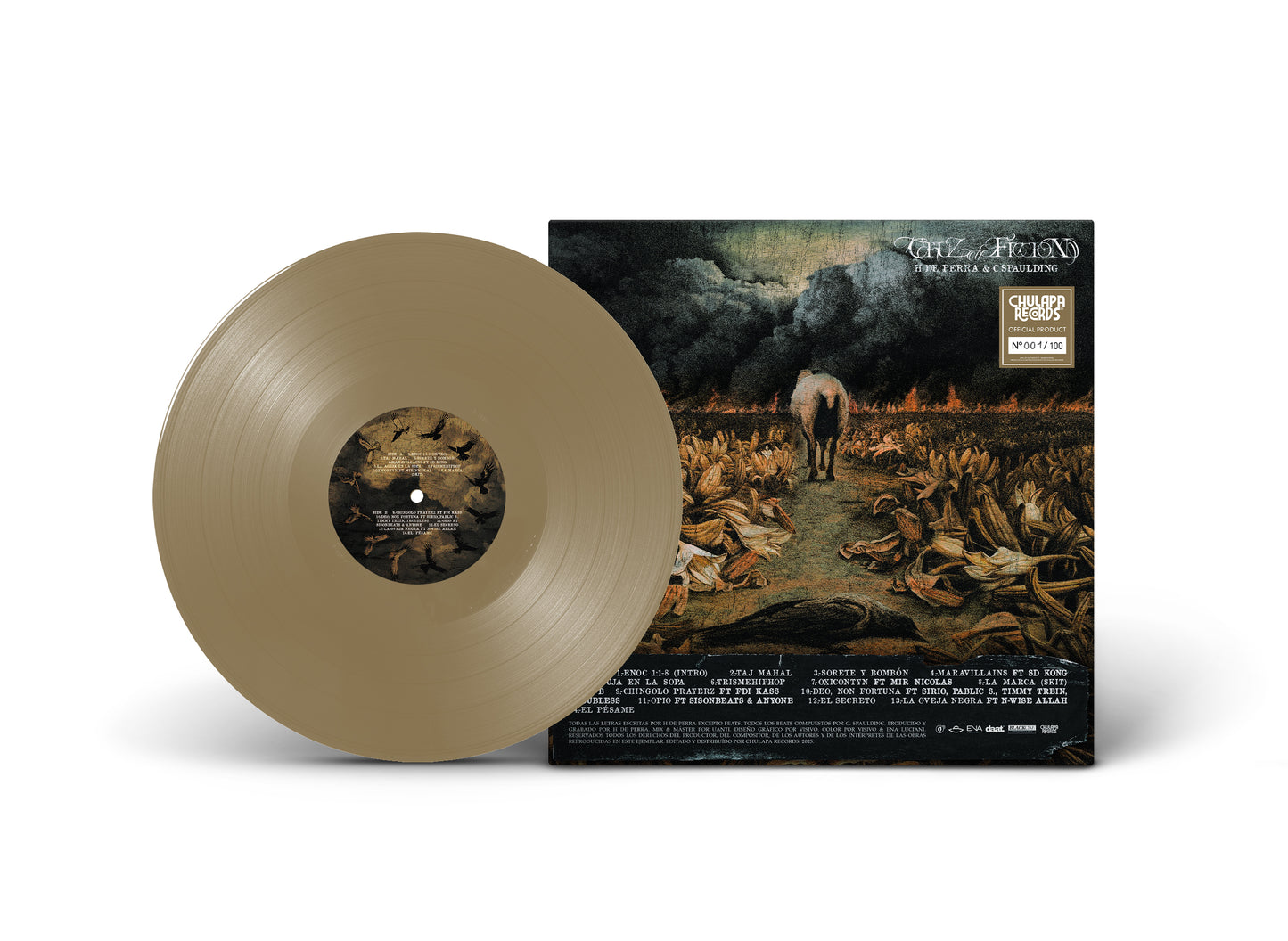 Cruz Y Ficción - H de Perra & C. Spaulding LP (2025) (Dorado)