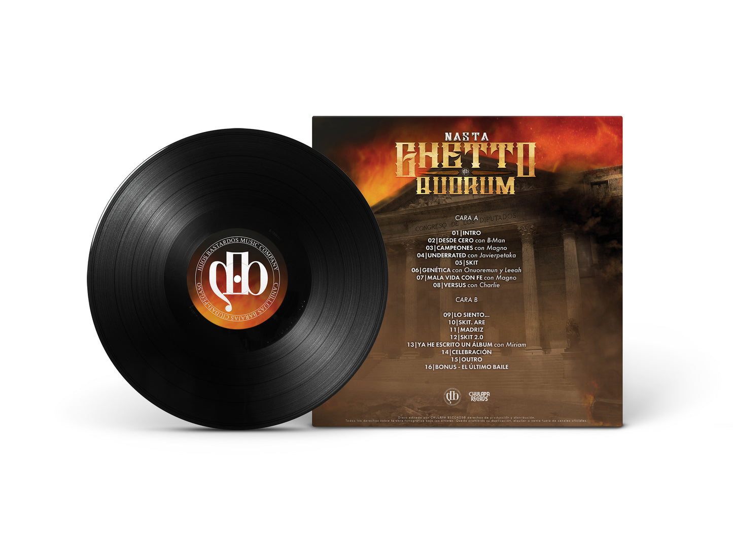 Nasta - Ghetto Quórum LP (2013) PRE ORDER